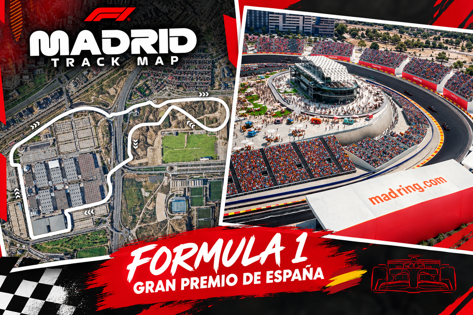 Fórmula 1 en Madrid: velocidad, glamour y moda en el gran espectáculo de septiembre.